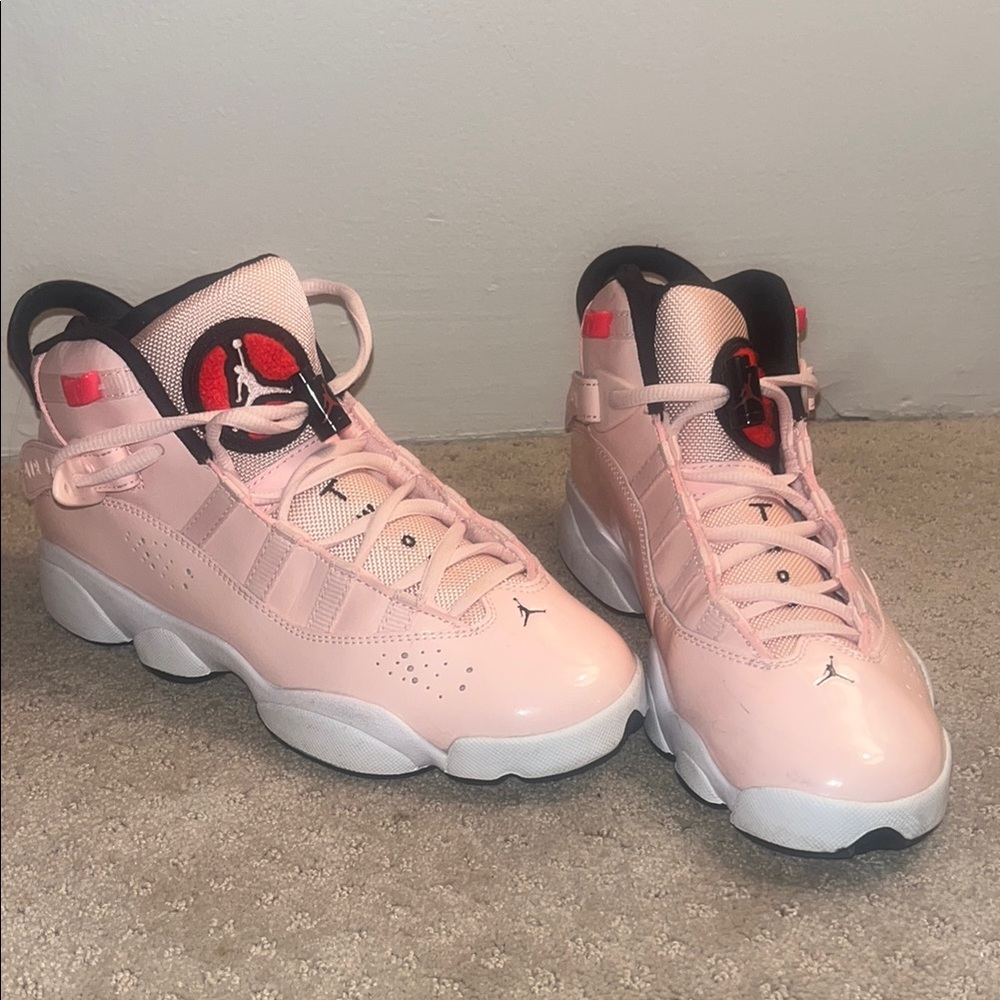 Kids Pink Basketball Shoes